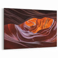 Swirling Canyon Elegance - Abstract Nature Wall Art for Modern Decor