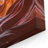 Swirling Canyon Elegance - Abstract Nature Wall Art for Modern Decor