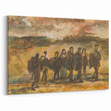 Expressionism Wall Art - Refugees on the Move by Cyprián Majerník
