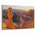 Golden Hoodoo Sunrise - Scenic Canyon Wall Art for Natural Decor
