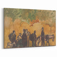 Expressionism Wall Art - Refugees with Horses by Cyprián Majerník