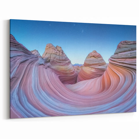 Celestial Wave Canyon - Nature Inspired Scenic Wall Art