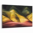 Sunlit Rolling Peaks - Abstract Canyon Art Decor