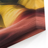 Sunlit Rolling Peaks - Abstract Canyon Art Decor