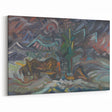 Expressionist Art - Resting Farmers by Arnold Peter Weisz-Kubínčan