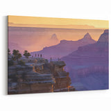 Sunrise Over Canyon Ridge - Scenic Wall Art with Vibrant Hues