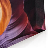 Vibrant Canyon Layers - Abstract Wall Art with Dynamic Colors