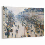 The Boulevard Montmartre: Pissarro's Impressionist Cityscape Art