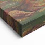 Expressionist Art - Resting Hunter with Two Reclining Men