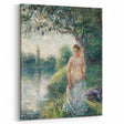 Impressionist Landscape Art - Pissarro's "The Bather" Print