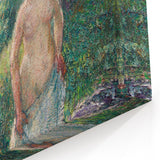 Impressionist Landscape Art - Pissarro's "The Bather" Print