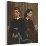 Impressionist Portrait Art - Degas' "The Bellelli Sisters" Print