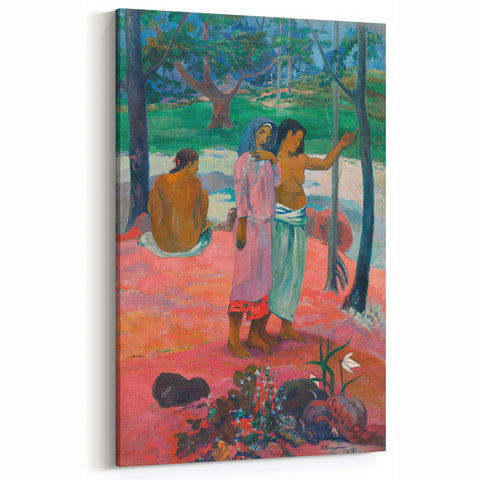 Impressionist Art Print - Gauguin's "The Call" Tropical Scene