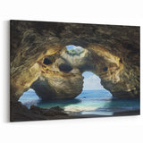Scenic Ocean-View Cave Wall Art for Modern Spaces