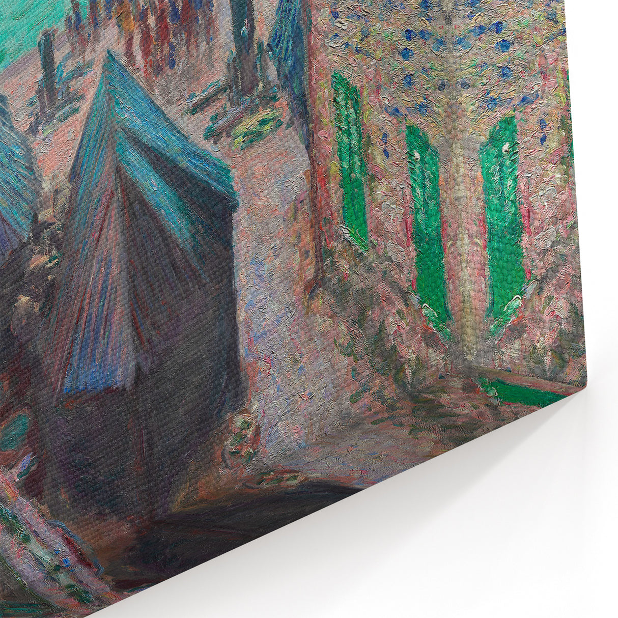 Impressionist Art – Sunset Over the River Claude Monet Style Print