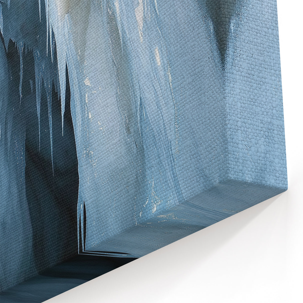 Natural Cave Pictures - Icy Blue Frozen Wonderland