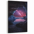 Scenic Cave Art - Starry Night Ice Cavern