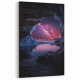 Scenic Cave Art - Starry Night Ice Cavern