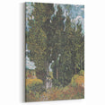 Vincent van Gogh Wall Art - Iconic Cypress Trees Canvas Print