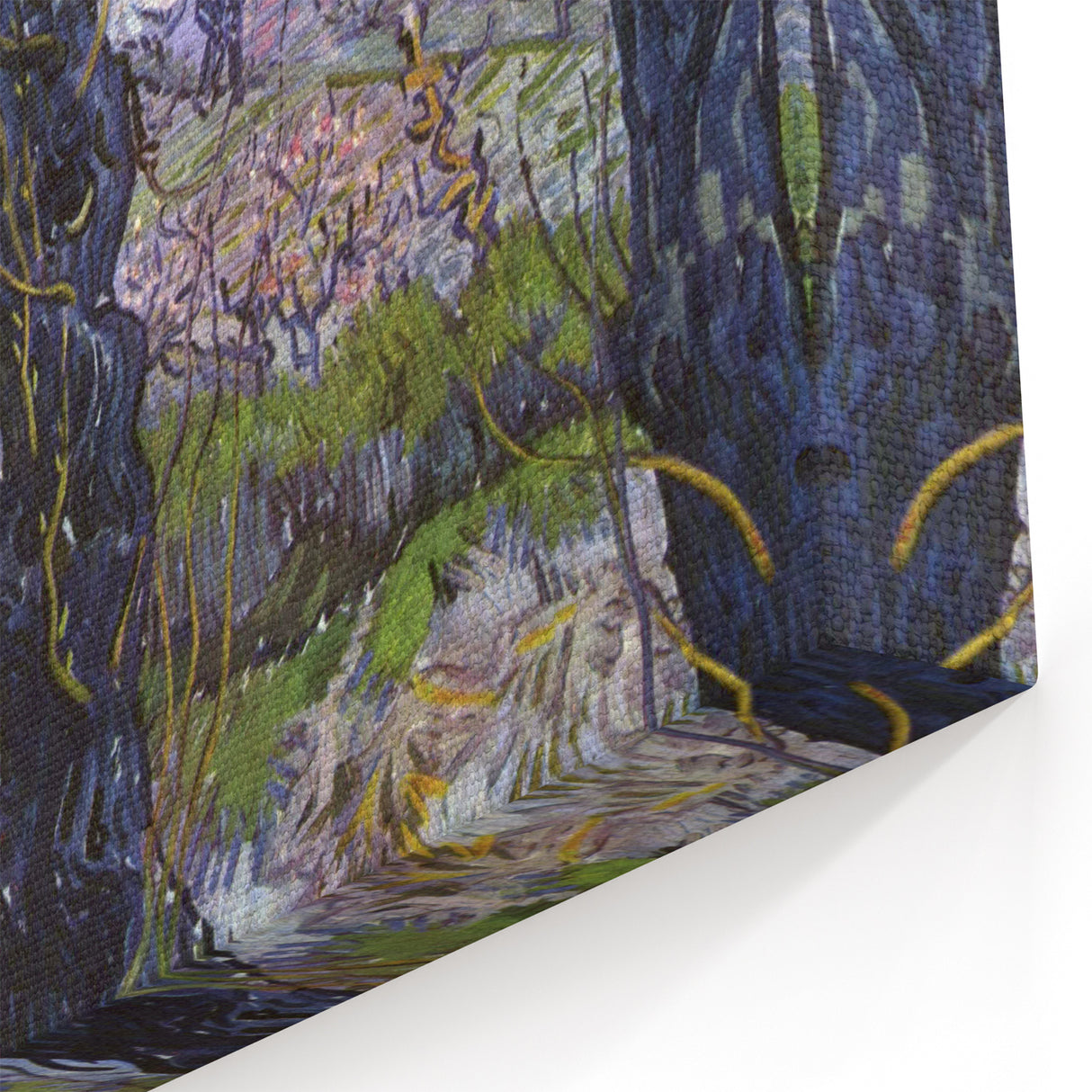 Vincent van Gogh Wall Art - Blossoming Orchard Landscape Print