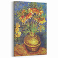 Starry Night Wall Art - Vase with Crown Imperial Flowers Print