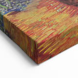 Starry Night Wall Art - Vase with Crown Imperial Flowers Print