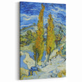 Vincent van Gogh Wall Art - Poplars in Autumn Impressionist Print