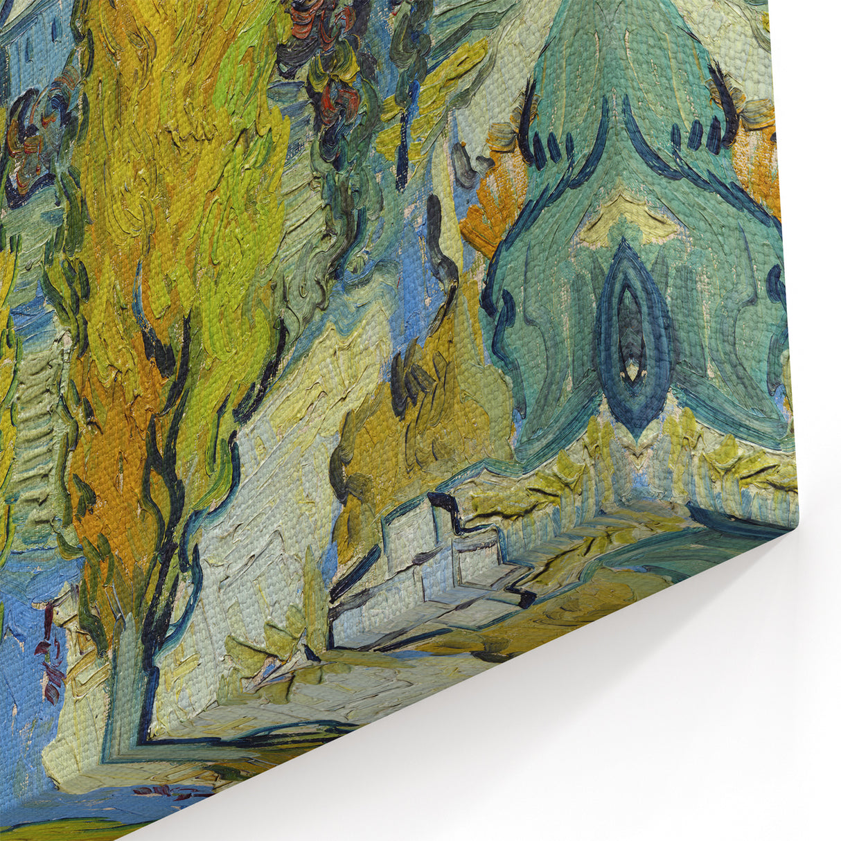 Vincent van Gogh Wall Art - Poplars in Autumn Impressionist Print