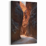 Canyon Passage Glow - Natural Cave Wall Art for Modern Interiors