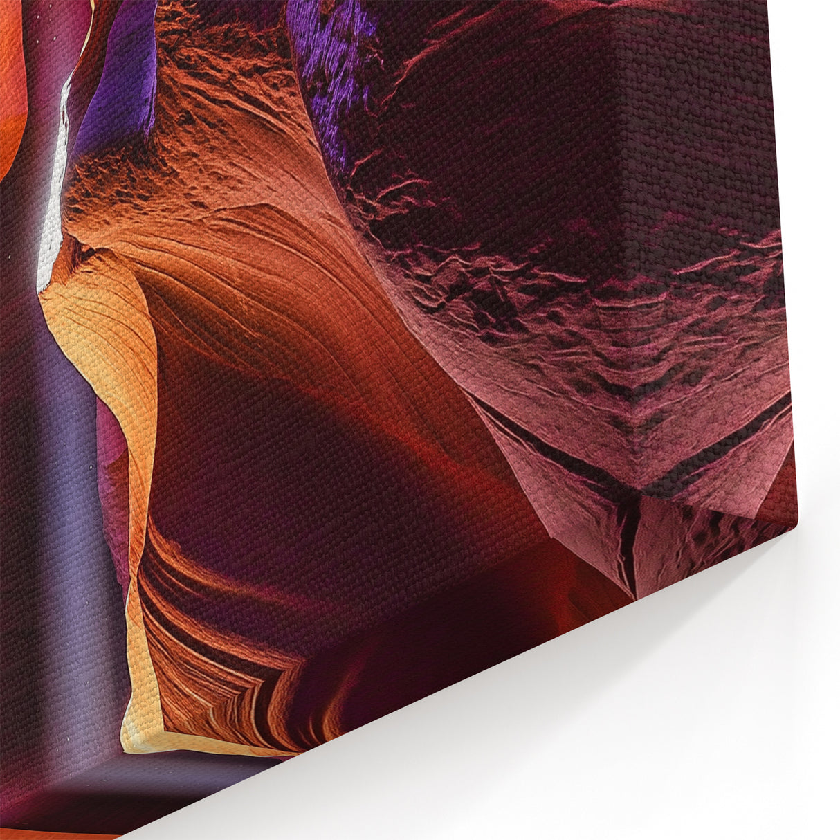 Vibrant Canyon Glow - Scenic Cave Photography Prints for Interiors