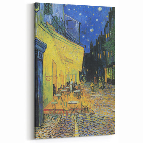 Vincent van Gogh Wall Art - Café Terrace at Night Canvas Prints