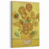 Starry Night Wall Art - Van Gogh’s Vibrant Sunflowers Canvas Prints