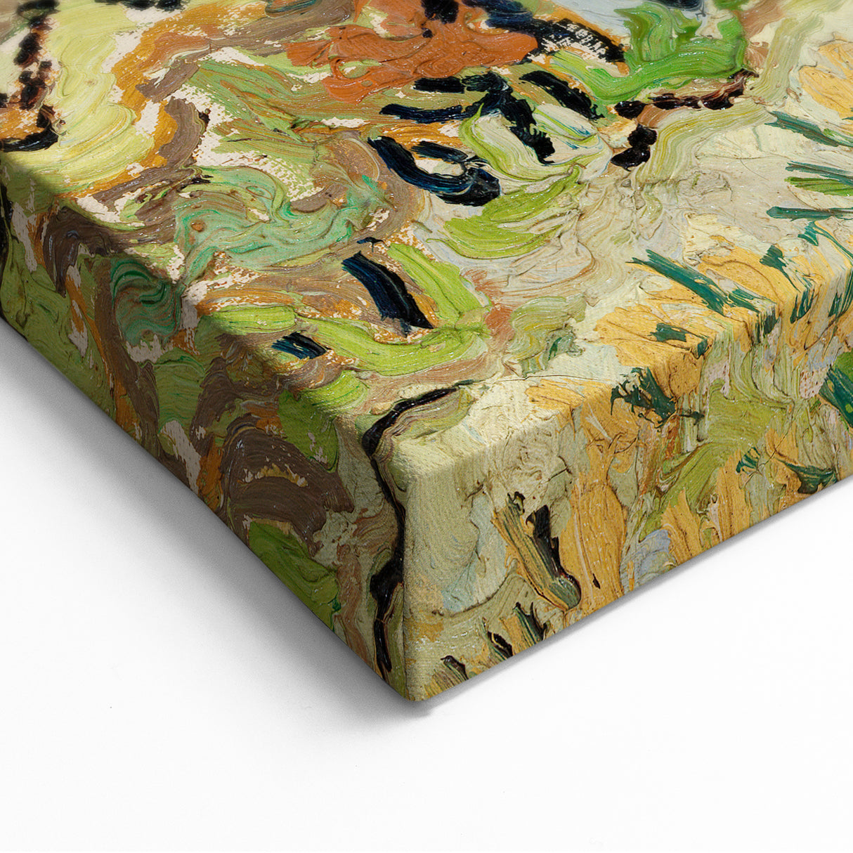 Van Gogh Canvas Prints - Thatched Cottages and Trees Art