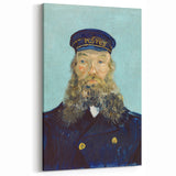 Van Gogh Art Prints - Close-Up of Joseph Roulin Portrait Canvas