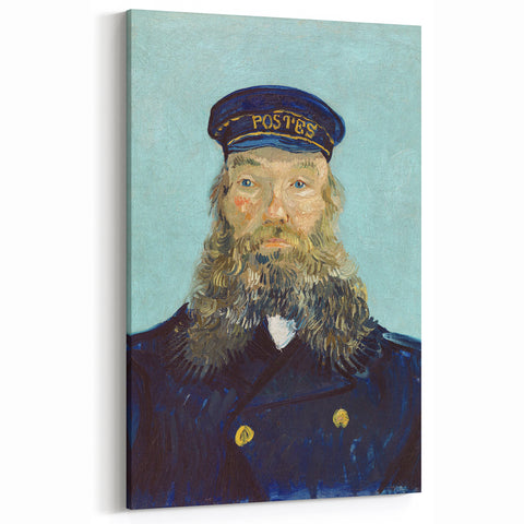 Van Gogh Art Prints - Close-Up of Joseph Roulin Portrait Canvas