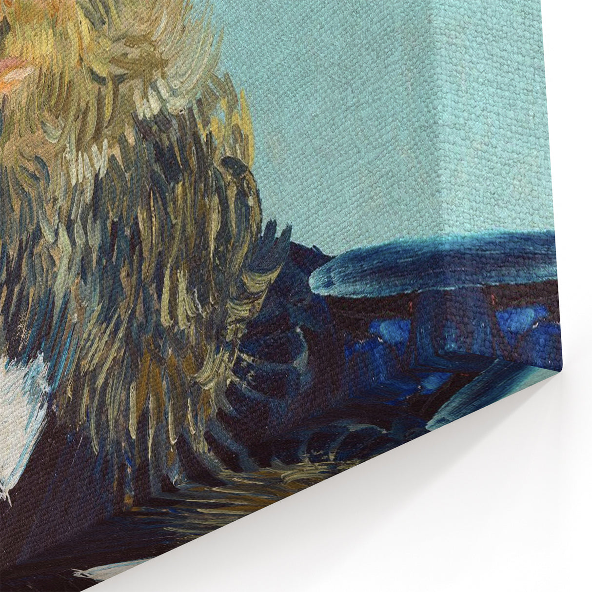 Van Gogh Art Prints - Close-Up of Joseph Roulin Portrait Canvas