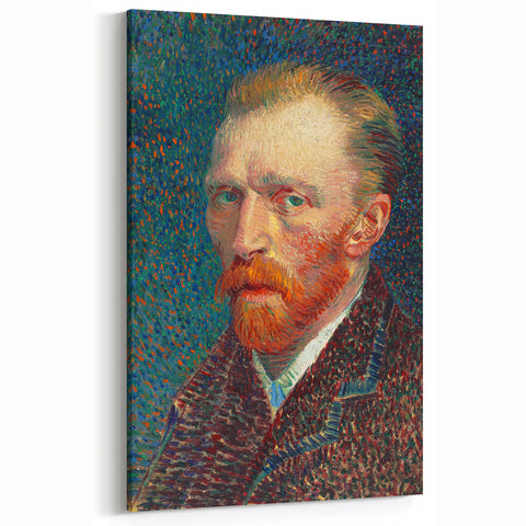 Famous Van Gogh Paintings - Self-Portrait with Vibrant Colors
