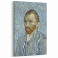 Van Gogh Canvas Prints - Self-Portrait with Swirling Background
