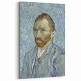 Van Gogh Canvas Prints - Self-Portrait with Swirling Background