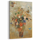 Modern Wall Art - Still Life with Flowers | Vibrant Contemporary Print