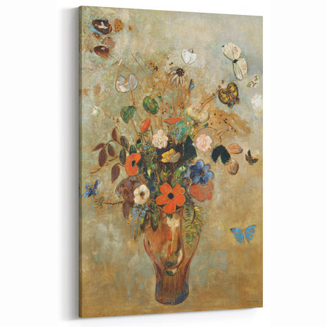 Modern Wall Art - Still Life with Flowers | Vibrant Contemporary Print