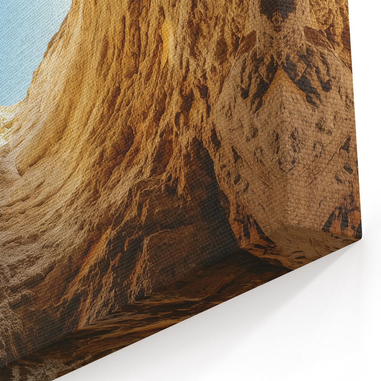 Cave Photography Prints - Majestic Rock Formations in Cave Entrance