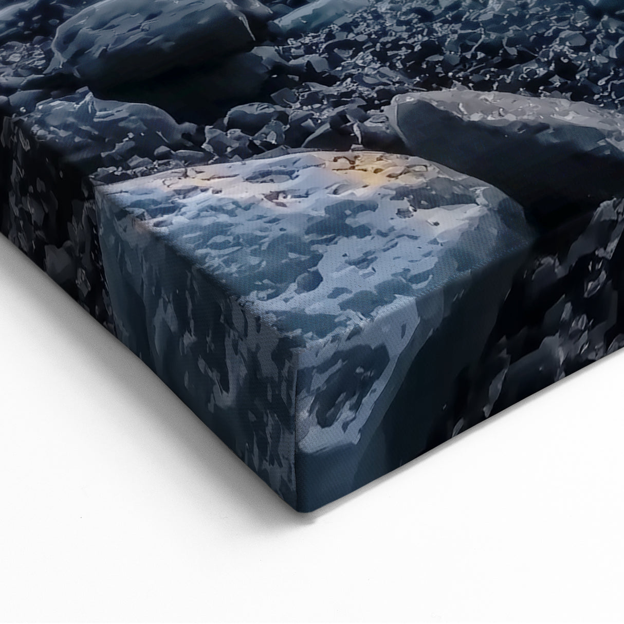 Cave Wall Art - Majestic Underground Waterfall Photography Print