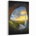 Cave Photography Prints - Mystical Crystal Cave with Ethereal Glow