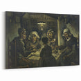 Famous Van Gogh Paintings - The Potato Eaters Canvas Art Print