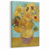 Van Gogh Canvas Prints - Vibrant Sunflowers Wall Art for Home Decor