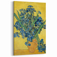 Vincent van Gogh Wall Art - Irises in a Vase Canvas Print