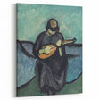 Modern Wall Art - Mandolin Player | Abstract Musical Expression Print