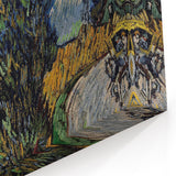 Starry Night Wall Art - Road with Cypress Canvas Print Decor