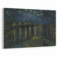 Starry Night Wall Art – Van Gogh’s Iconic Nightscape Canvas Print